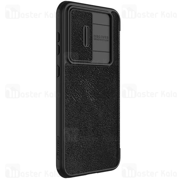 کیف چرمی نیلکین Samsung S23 FE Nillkin Qin Pro Leather Case دارای محافظ دوربین